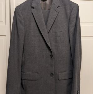3-piece Express pinstripe suit 42L 34/34